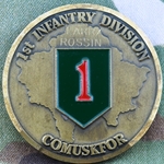 Task Force Falcon, 1st Infantry Division, Big Red One, Type 1