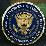 Visit President George W. Bush, St Petersburg, Russia, Type 1
