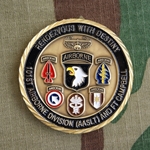 Challenge Coin, 101st Airborne Division (Air Assault), Division Command Sergeant Major, DCSM Marvin L. Hill