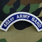 451st Army Band Tab, A-4-1079