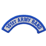 151st Army Band Tab, A-4-1075