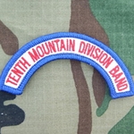 10th Mountain Division Band Tab, A-1-1046