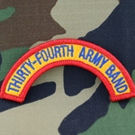 34th Army Band Tab, A-1-1027