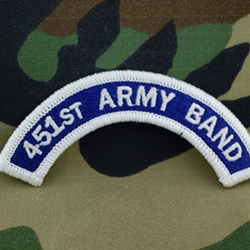 451st Army Band Tab, A-4-1079