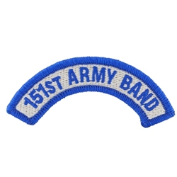 151st Army Band Tab, A-4-1075