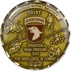101st Airborne Division (Air Assault), 2003 Combat Coins