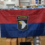 Flag, 101st Airborne Division (Air Assault), 3X5 Printed Polyester
