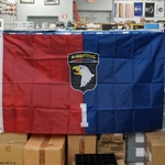 Flag, 1st Brigade Combat Team, 101st Airborne Division, 3X5 Printed Polyester