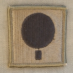 Helmet Patch, DIVARTY, 101st Airborne Division, Subdued
