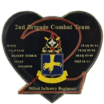 2nd Brigade Combat Team, "Strike", 502nd Infantry Regiment, IRAQ 03-04, 2 15/16" X 2 11/16"