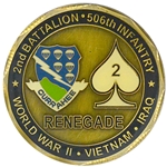 2nd Battalion, 506th Infantry Regiment "White Currahee"(♠), 1 15/16"