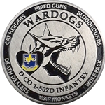 Delta Company, 1st Battalion, 502nd Infantry Regiment "Wardogs" (♥), Type 1