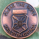 HHB, 2nd Battalion, 61st Air Defense Artillery Regiment, Type 1