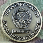 670th Military Police Company, Type 1