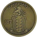 187th Infantry Regiment "Rakkasans", 1 9/16"