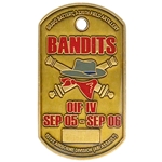 Bravo Battery, 3rd Battalion, 320th Field Artillery Regiment "Bandits", 1 1/16" X 2"