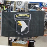 Flag, 101st Airborne Division (Air Assault), Black, 3X5 Printed Polyester