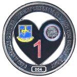 1st Battalion, 502nd Infantry Regiment "First Strike" (♥), 1 15/16"