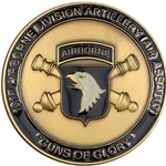 101st Airborne Division (Air Assault), Division Artillery (DIVARTY) "Guns of Glory", CSM, Type 2