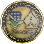2nd Battalion, 506th Infantry Regiment "White Currahee"(♠), Type 1, Trade