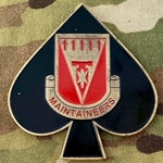 801st Brigade Support Battalion, "Maintaineers"(♠), 2 11/16" X 2 15/16"