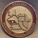 Western Regional Medical Command, Commanding General's Coin  - CLONED