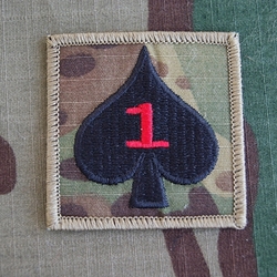 Helmet Patch, 1st Battalion, 506th Infantry Regiment, MultiCam®, with Red One