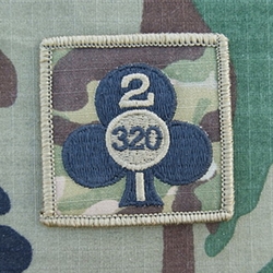 Helmet Patch, 2nd Battalion, 320th Field Artillery Regiment MultiCam®