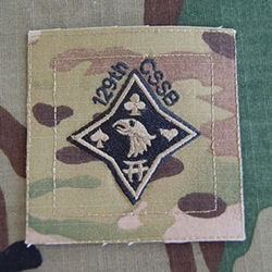 Helmet Patch, 129th Combat Sustainment Support Battalion, MultiCam®