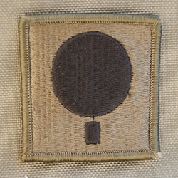 Helmet Patch, DIVARTY, 101st Airborne Division, Subdued