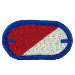 Beret Flash, STB, 2nd BCT, 82nd Airborne Division, Merrowed Edge