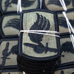 Patch, XVIII Airborne Corps with Airborne Tab, Color