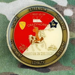 C, 4th Battalion, 9th Cavalry Regiment, Type 1
