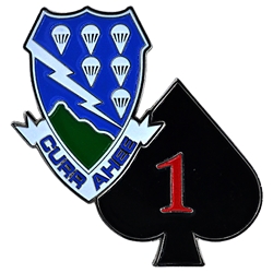 1st Battalion, 506th Infantry Regiment “Stands Alone”, 2 13/16" X 2 15/16"
