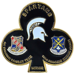 1st Brigade Special Troops Battalion, 1st Brigade Combat Team”(♣), 2" X 1 15/16"