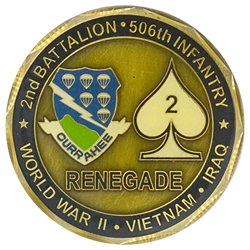 2nd Battalion, 506th Infantry Regiment "White Currahee"(♠), 1 15/16"