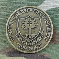 1st Battalion, 320th Field Artillery Regiment "Top Guns" (♥), Type 2