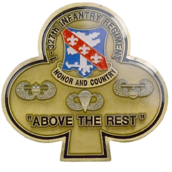 1st Battalion, , 327th Infantry Regiment "Above The Rest"(♣), Type 1