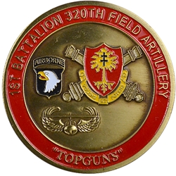 1st Battalion, 320th Field Artillery Regiment "Top Guns" (♥), Type 6