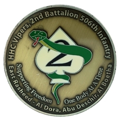 HHC Vipers, 2nd Battalion, 506th Infantry Regiment "White Currahee"(♠), Type 1