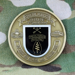 5th Special Forces Group (Airborne), CIB 3 Awd/ The Professionals, Type 1