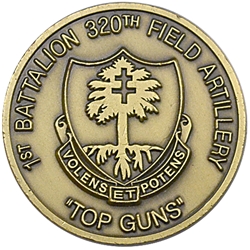 1st Battalion, 320th Field Artillery Regiment "Top Guns" (♥), Type 3A