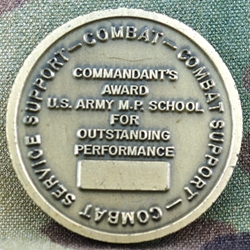 U.S. Army Military Police Corps / Regiment, Commandant's Award, Type 1