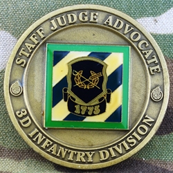 3rd Infantry Division, Rock of the Marne, Staff Judge Advocate, Type 1