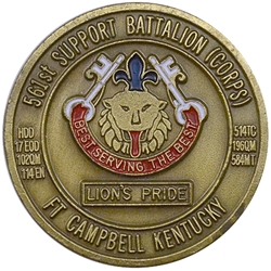 561st Corps Support Battalion "BEST SERVING THE BEST", Type 4