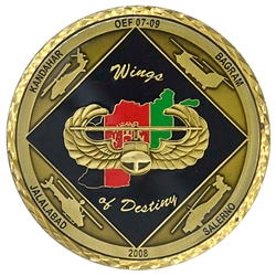 101st Combat Aviation Brigade "Wings of Destiny", OEF 07-09, 2 7/16"