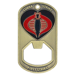 Cobra Company, 1st Battalion, 502nd Infantry Regiment "Cobra Strike" (♥), 1 3/8" X 2 1/2"