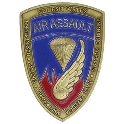 1st Battalion, 187th Infantry Regiment "Leader Rakkasans", 1 11/16" X 2 7/16"