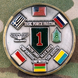 Task Force Falcon, 1st Infantry Division, Big Red One, Type 3