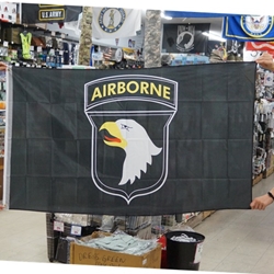 Flag, 101st Airborne Division (Air Assault), Black, 3X5 Printed Polyester